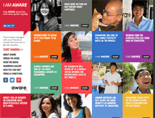 Tablet Screenshot of iam.aware.org.sg